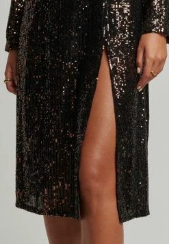 Superdry LONG SLEEVE - Cocktail Dress / Party Dress - Copper Black Sequin 10 Superdry LONG SLEEVE - Cocktail Dress / Party Dress - Copper Black Sequin -Superdry Shop ef668eb4a61c4b1e9e7d9c81445bb3f3