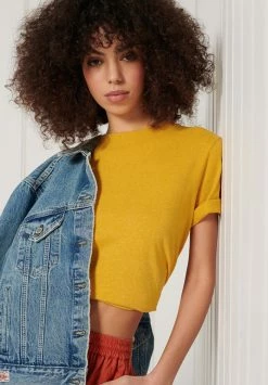 Superdry ESSENTIAL - Basic T-shirt - Utah Peach Marl -Superdry Shop ef71d5397b204b1eab4f99cc420743e9