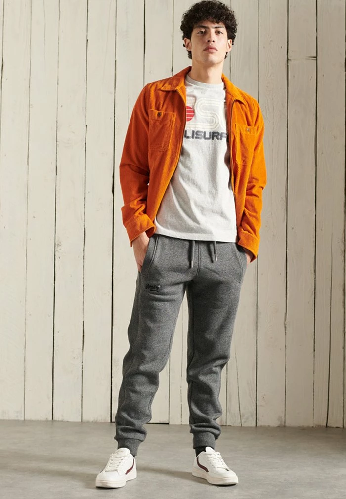 Superdry CALI SURF GRAPHIC - Print T-shirt - Grey Marl 1 Superdry CALI SURF GRAPHIC - Print T-shirt - Grey Marl