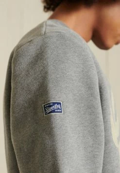 Superdry COLLEGIATE - Sweatshirt - Dark Marl -Superdry Shop efa254cd3d844424ae41f55f925b95dd