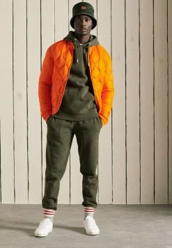 Superdry Tracksuit Bottoms - Olive Marl