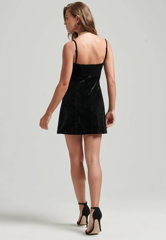 Superdry CUPPED - Cocktail Dress / Party Dress - Black 3 Superdry CUPPED - Cocktail Dress / Party Dress - Black - Image 3