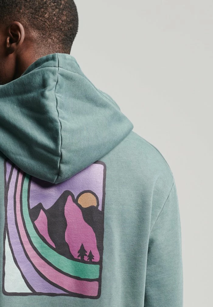 Superdry Hoodie - Drius Green 4 Superdry Hoodie - Drius Green - Image 4