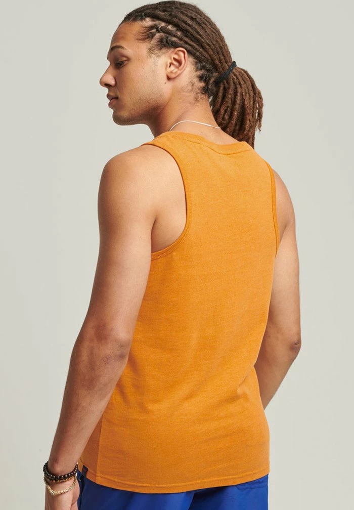 Superdry VINTAGE LOGO CLASSIC - Top - Thrift Gold Marl 1 Superdry VINTAGE LOGO CLASSIC - Top - Thrift Gold Marl