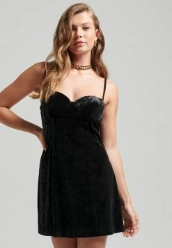 Superdry CUPPED - Cocktail Dress / Party Dress - Black