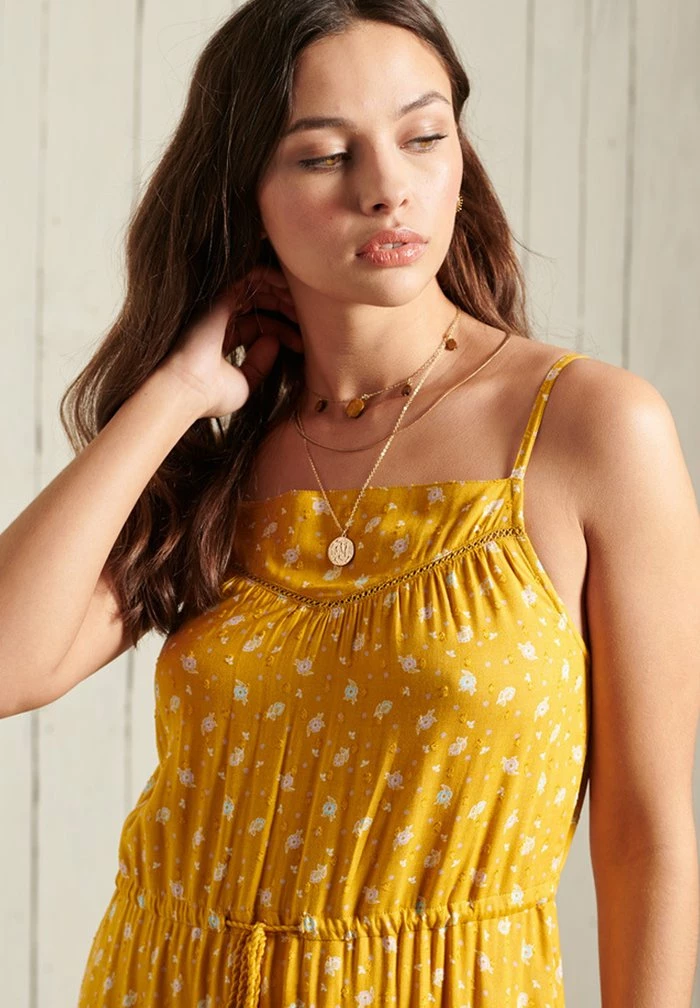 Superdry Day Dress - Ochre 2 Superdry Day Dress - Ochre - Image 2