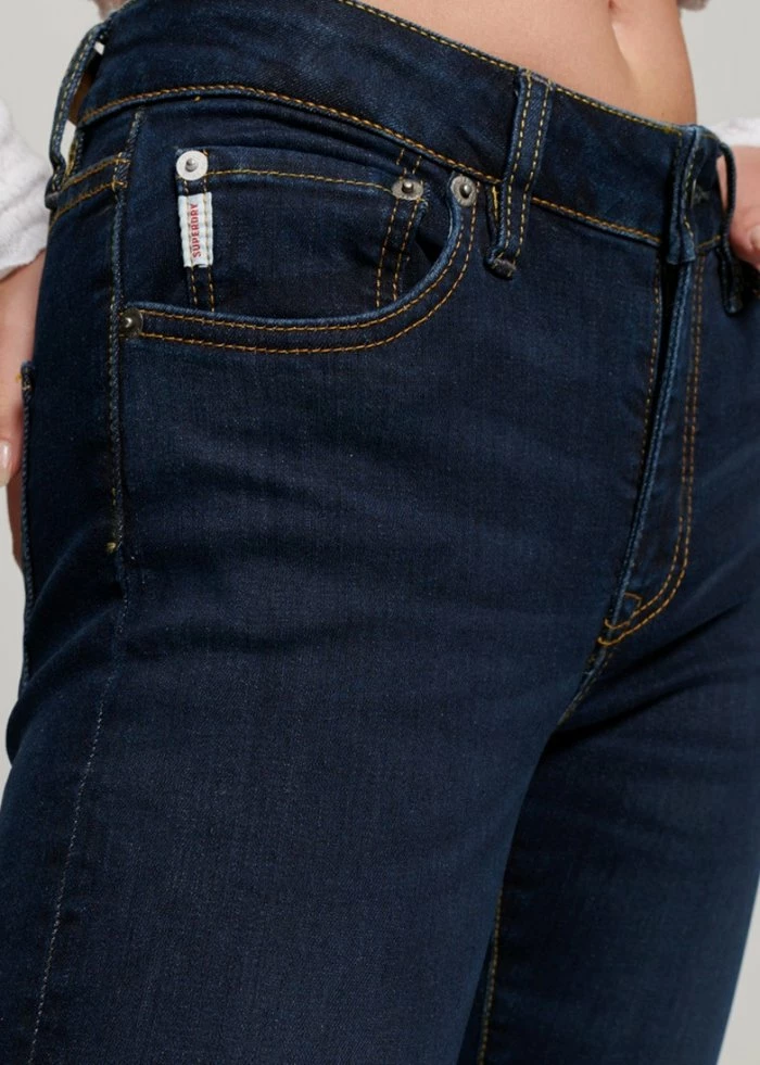Superdry VINTAGE MID RISE SKINNY - Jeans Skinny Fit - Dark Blue 4 Superdry VINTAGE MID RISE SKINNY - Jeans Skinny Fit - Dark Blue - Image 4