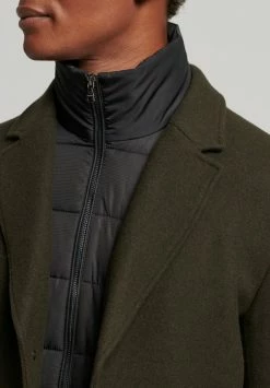Superdry DETACHABLE LINING TOWN - Short Coat - Khaki Green -Superdry Shop f14278bce4244f70b557e2c903cb5401