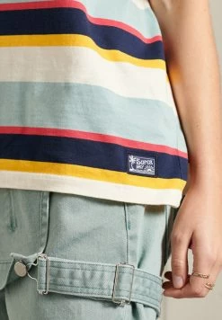 Superdry Print T-shirt - Forever Blue Stripe