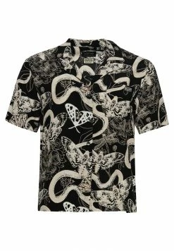 Superdry VINTAGE REVERE - Button-down Blouse - Black Gothic -Superdry Shop f1a8aa9f95a84013b7efeb66a729cbbc