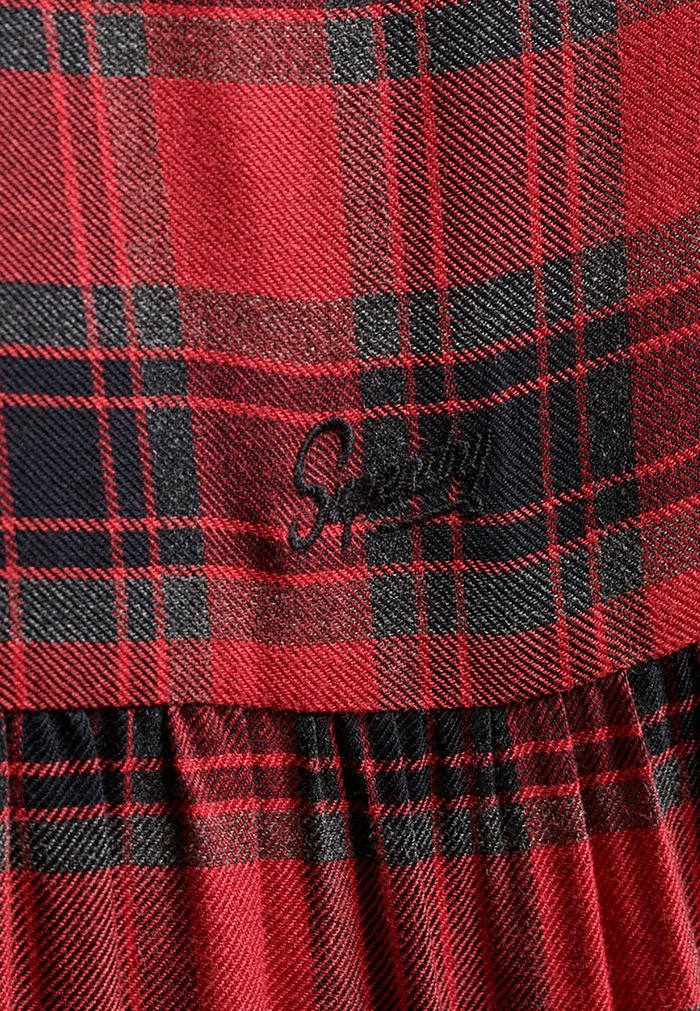 Superdry Jersey Dress - Red Check 4 Superdry Jersey Dress - Red Check - Image 4