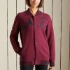 Superdry COLLEGE - Bomber Jacket - Rich Berry