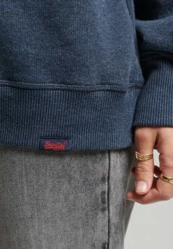 Superdry VINTAGE - Sweatshirt - Vintage Navy Marl -Superdry Shop f1f91615096f4bc2b3bb402415397cf8