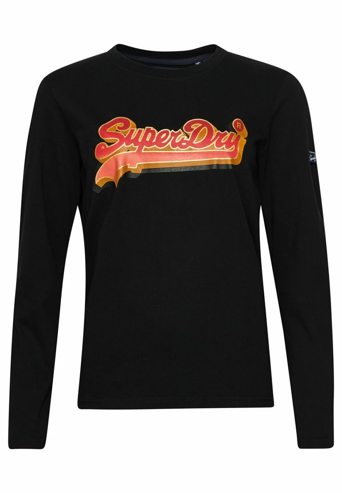 Superdry Long Sleeved Top - Black 2 Superdry Long Sleeved Top - Black - Image 2