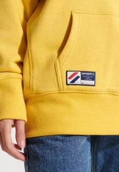 Superdry CODE APPLIQUE OVERSIZED - Sweatshirt - Nautical Yellow Marl