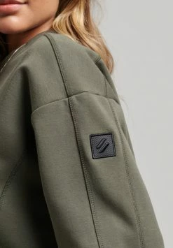 Superdry CODE TECH - Sweatshirt - Dark Moss -Superdry Shop f299f00b7f7048aa8bf880d5345c8475