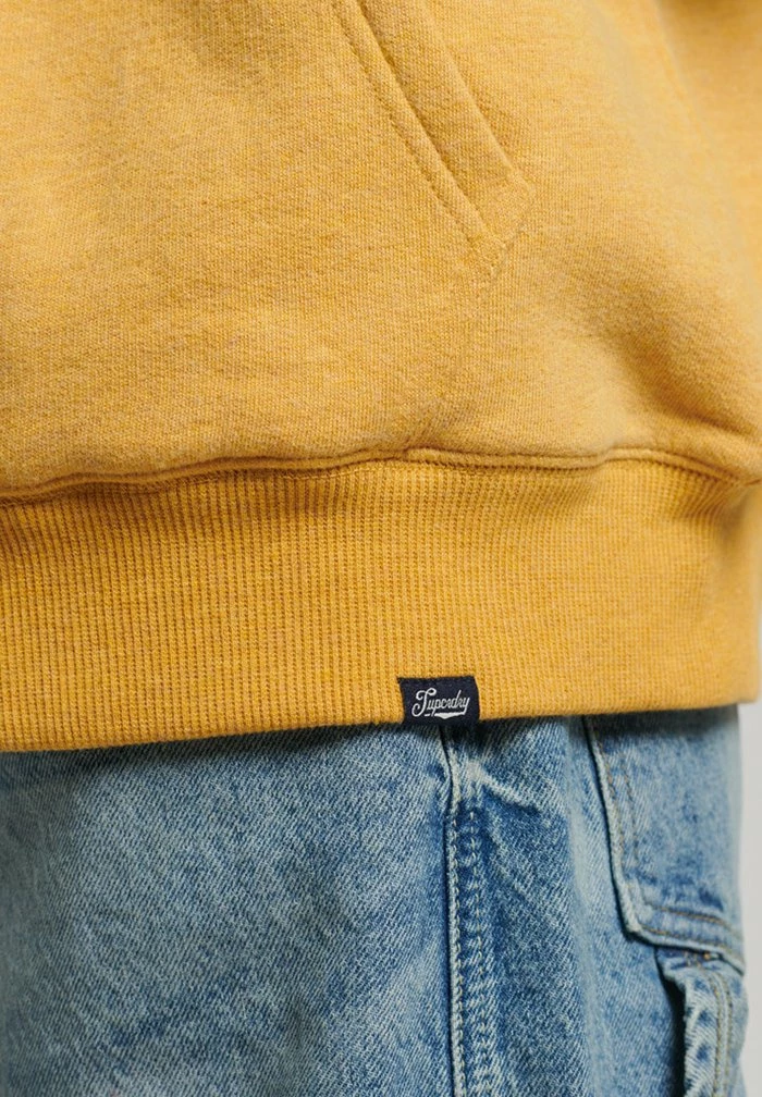 Superdry ESSENTIAL BORG - Zip-up Sweatshirt - Ochre Marl 4 Superdry ESSENTIAL BORG - Zip-up Sweatshirt - Ochre Marl - Image 4