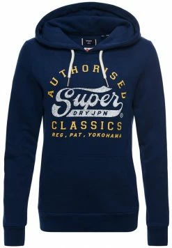 Superdry SCRIPT STYLE COLLEGE - Sweatshirt - Pilot Mid Blue -Superdry Shop f2ffbd44c32b4559a39d92e6f98e07e7