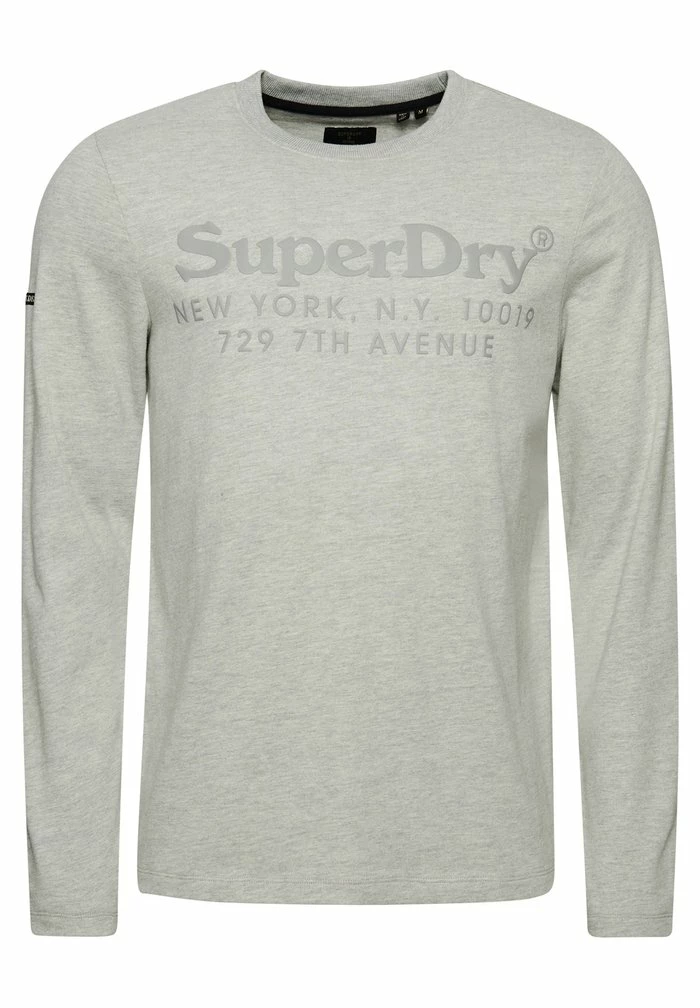 Superdry LONG SLEEVE - Long Sleeved Top - Pumice Stone Marl 4 Superdry LONG SLEEVE - Long Sleeved Top - Pumice Stone Marl - Image 4