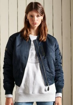 Superdry Bomber Jacket - Nordic Chrome Navy
