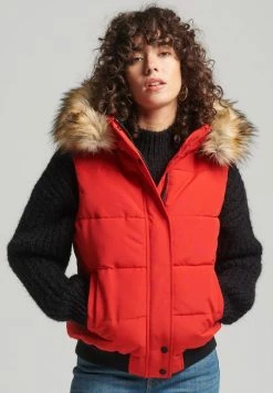 Superdry Waistcoat - High Risk Red