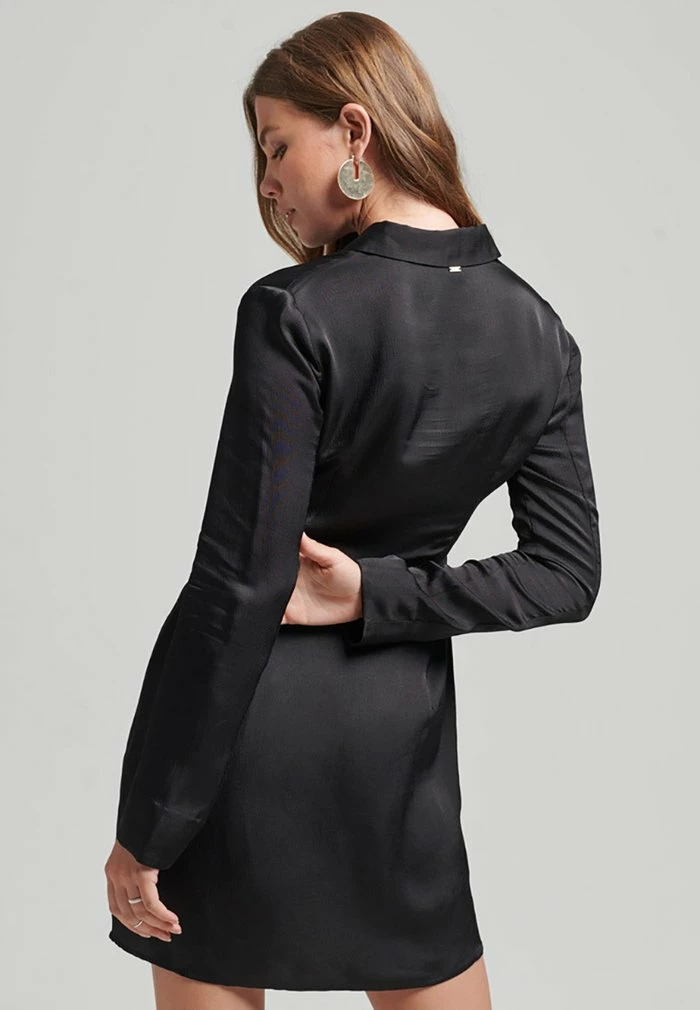 Superdry SLEEVED - Shirt Dress - Black 2 Superdry SLEEVED - Shirt Dress - Black - Image 2