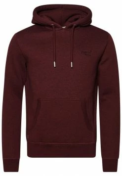 Superdry LOGO EMBROIDERED - Hoodie - Track Burgundy Marl -Superdry Shop f361ce9cc5594a7cbfcdae2d616766ba