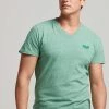 Superdry VINTAGE LOGO - Basic T-shirt - Bright Green Grit