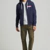 Superdry VINTAGE CORE LOGO SEASONAL - Zip-up Sweatshirt - Atlantic Navy