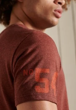 Superdry CROSSING LINES AMERICAN CLASSICS - Print T-shirt - Fired Red Grindle -Superdry Shop f3ab1e69f92d427db94380a37442acc2