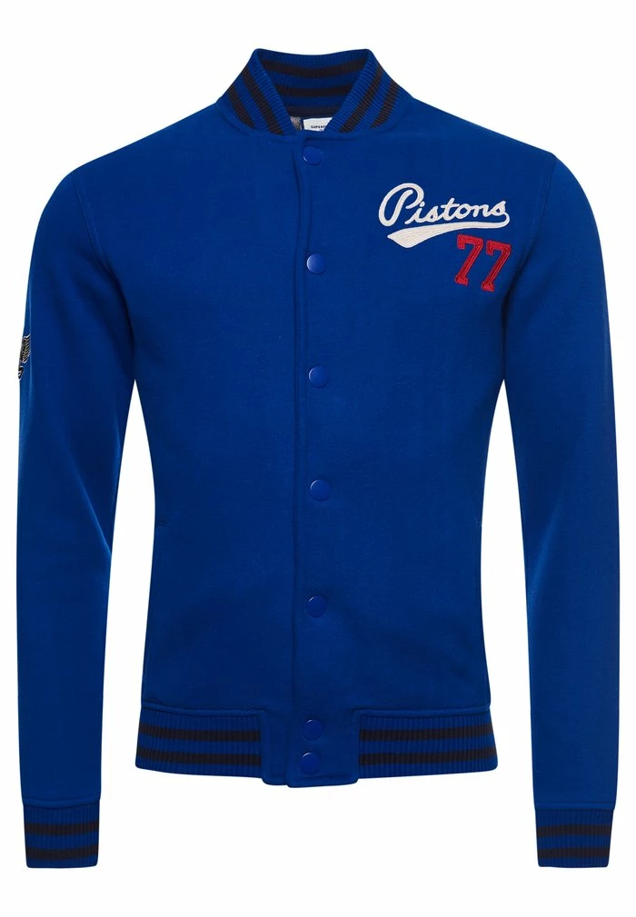 Superdry COLLEGE - Bomber Jacket - Mazarine Blue 4 Superdry COLLEGE - Bomber Jacket - Mazarine Blue - Image 4