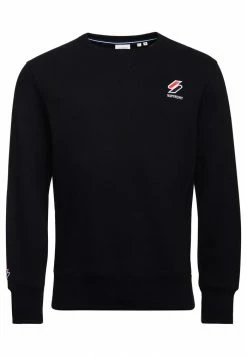 Superdry CODE ESSENTIAL LOOSE CREW - Sweatshirt - Black -Superdry Shop f42f41e9ec8e49c9a87b92cffae7ae95