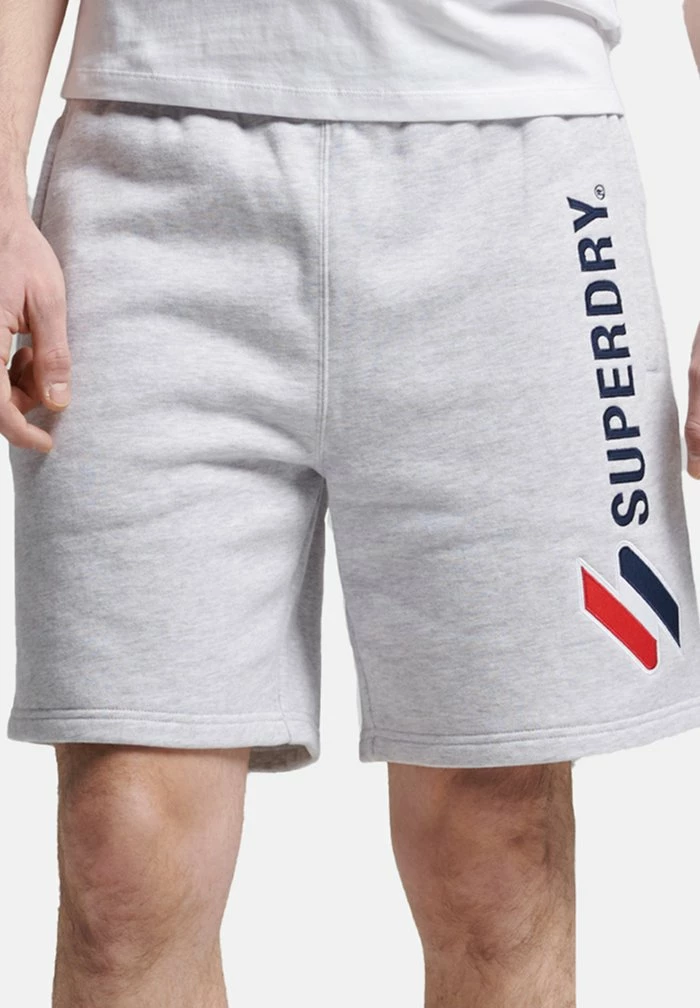 Superdry CODE - Shorts - Cadet Grey Marl 1 Superdry CODE - Shorts - Cadet Grey Marl