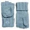 Superdry Mittens - Soft Blue Tweed