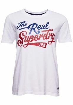 Superdry Print T-shirt - White -Superdry Shop f45c0bf396774195ba4cf23792c813ea