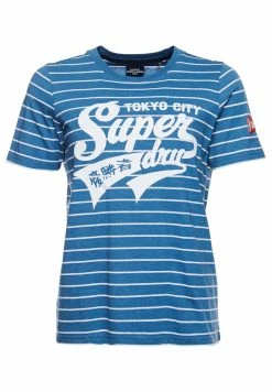 Superdry SCRIPT STYLE COLLEGE STRIPE - Print T-shirt - Pottery Blue Marl 7 Superdry SCRIPT STYLE COLLEGE STRIPE - Print T-shirt - Pottery Blue Marl -Superdry Shop f4a0af83934e42b9ab19b7534cf48250