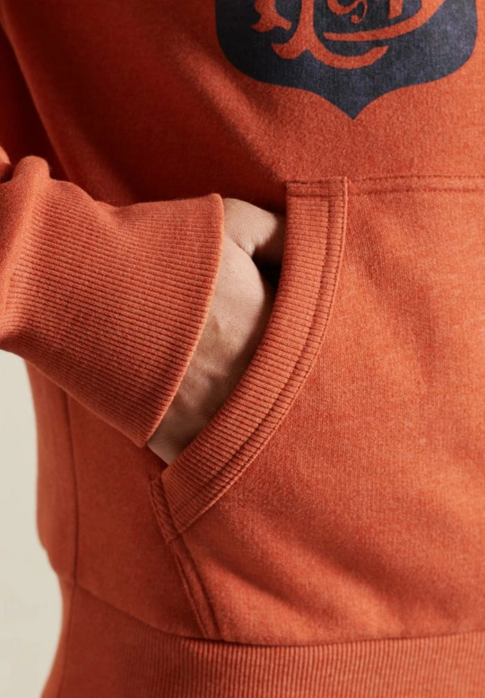 Superdry Hoodie - Dark Spiced Orange Marl 4 Superdry Hoodie - Dark Spiced Orange Marl - Image 4