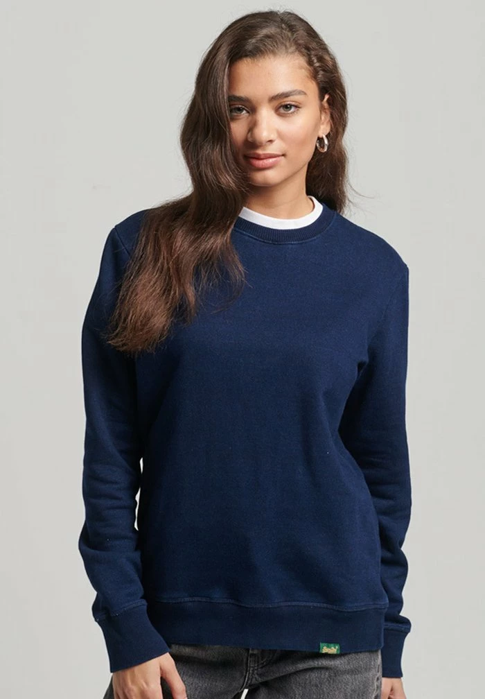 Superdry VINTAGE - Sweatshirt - Dark Indigo 1 Superdry VINTAGE - Sweatshirt - Dark Indigo