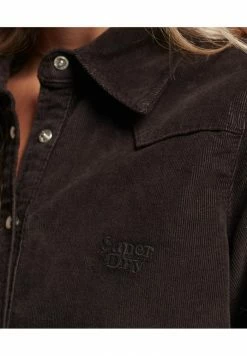 Superdry VINTAGE WESTERN - Button-down Blouse - Bison Black 9 Superdry VINTAGE WESTERN - Button-down Blouse - Bison Black -Superdry Shop f539bcc12bf84b8bb1b2925506d63323