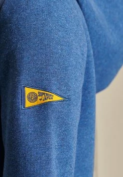 Superdry VINTAGE LOGO - Zip-up Sweatshirt - Bright Blue Marl 11 Superdry VINTAGE LOGO - Zip-up Sweatshirt - Bright Blue Marl -Superdry Shop f55670fe1049448abe06bf72b43d89aa