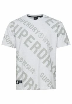 Superdry CORE - Print T-shirt - Ice Marl -Superdry Shop f5ca562667d44512a319c27667aa6843