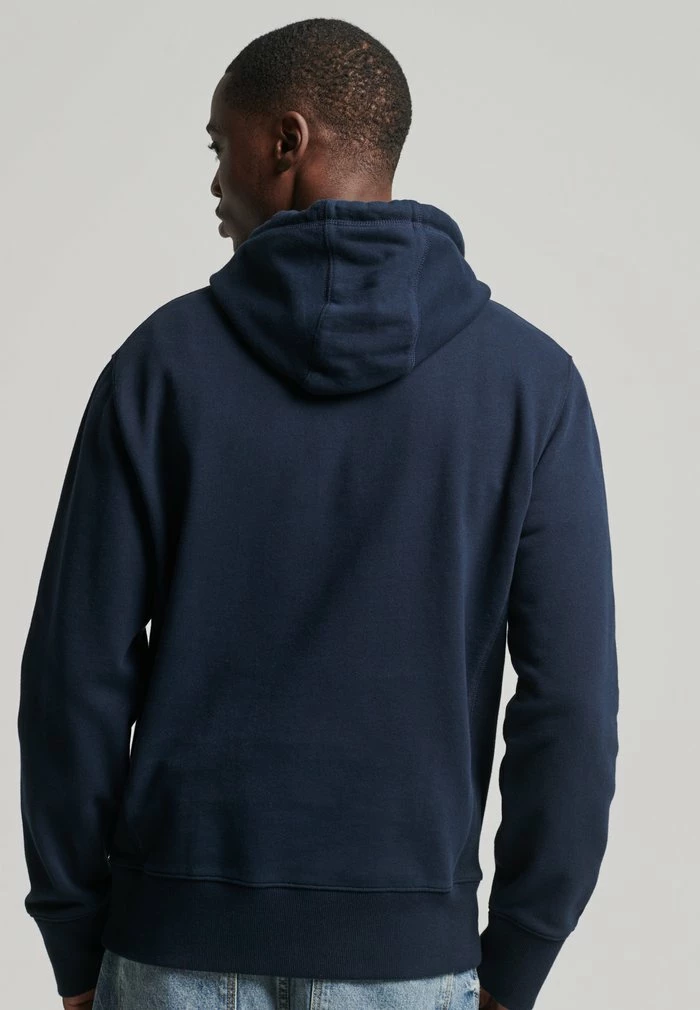 Superdry LOGO CLUB - Hoodie - Deep Navy 3 Superdry LOGO CLUB - Hoodie - Deep Navy - Image 3
