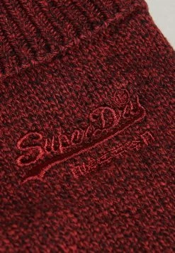 Superdry ESSENTIAL PLAIN - Gloves - Dark Red Grit -Superdry Shop f5e6db5a53e9469c86c169cf33732d15