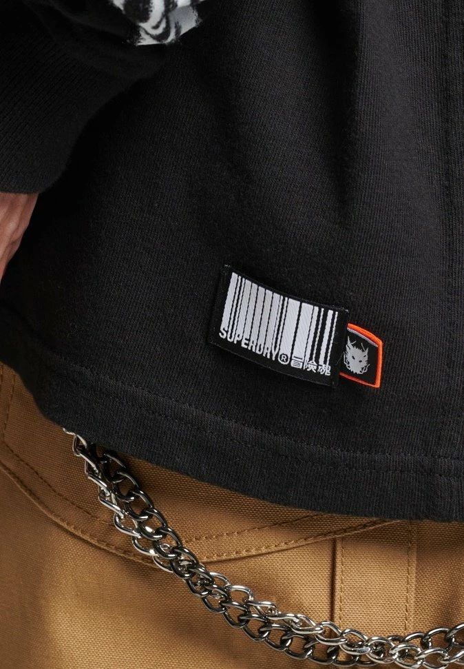 Superdry X SURPLUS LONG SLEEVE - Long Sleeved Top - Black 5 Superdry X SURPLUS LONG SLEEVE - Long Sleeved Top - Black - Image 5