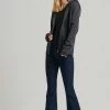 Superdry ESSENTIAL - Zip-up Sweatshirt - Tar Mega Marl