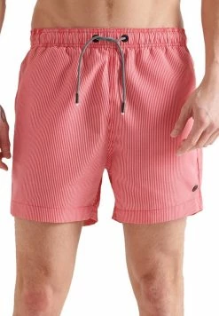 Superdry SD STUDIOS - Swimming Shorts - Rouge Red Stripe