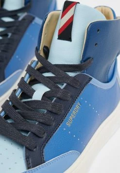 Superdry BASKET LUX - High-top Trainers - Navy Colour Block -Superdry Shop f675ce371df04b8bbb11d1cfd6baf08d