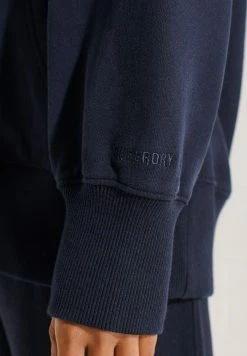 Superdry CODE ORGANIC ESSENTIAL OVERSIZED - Hoodie - Deep Navy -Superdry Shop f6928c75546a4db59cb5bb6f7c7795e4