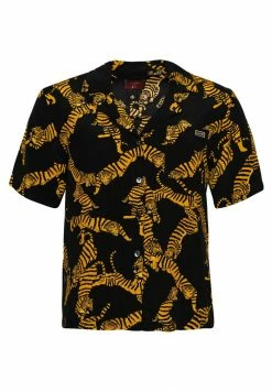 Superdry VINTAGE REVERE - Button-down Blouse - Tiger -Superdry Shop f6a8bac68e794bbbae734491653b834f