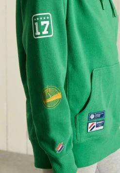 Superdry COLLEGE ARCH OVERSIZED - Hoodie - Oregon Green -Superdry Shop f6de368c98004072bf7df8f65e6782d1